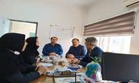 جلسه ای باحضور رئیس گروه گسترش معاونت بهداشتی دانشگاه بامدیرشبکه بهداشت برگزارشد